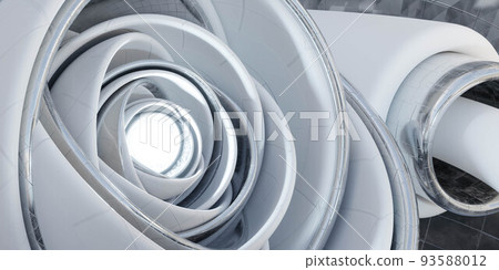 abstract white technology design orb sphere with glowing light and metal parts 3d render illustration abstract white technology design orb sphere with glowing light and metal parts 3d render illustration 93588012