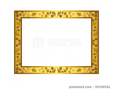 gold frame decoration grape gold frame decoration grape 93589582