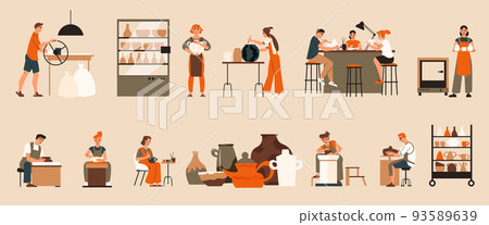 Pottery Studio Color Set 93589639