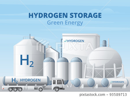 Hydrogen Storage Fuel Background Hydrogen Storage Fuel Background 93589713