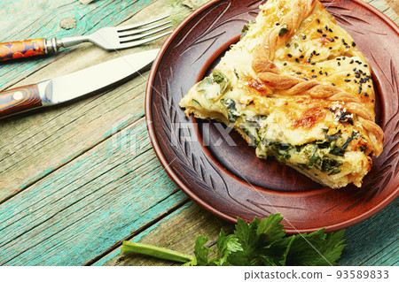 Homemade cheese pie Homemade cheese pie 93589833