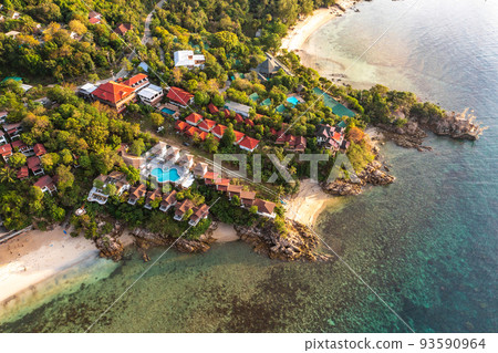 Haad Yao beach in koh Phangan, Surat Thani, Thailand 93590964