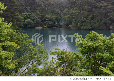 Tohoku, Fukushima, Urabandai, Goshiki-numa, nature, walking trail, Mt. Bandai, highland, lake, resort, eruption, lake Tohoku, Fukushima, Urabandai, Goshiki-numa, nature, walking trail, Mt. Bandai, highland, lake, resort, eruption, lake 93591545