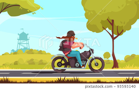 Motorcycle Biker Poster 93593140