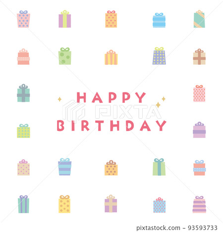 happy birthday 2022-3 vector 93593733