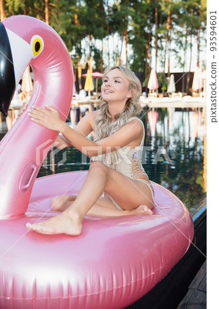 Pretty youne woman wearing swimsuit Pretty youne woman wearing swimsuit 93594601