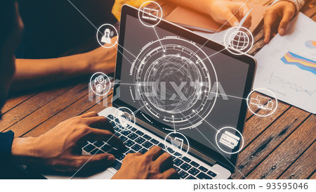 Omni channel technology of online retail business approach 93595046