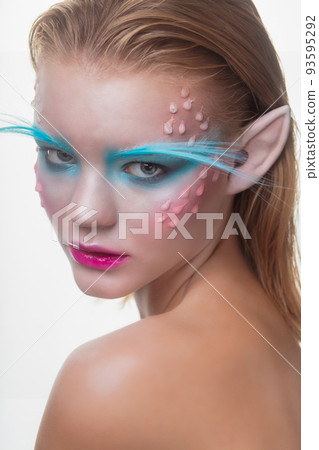 Pretty teenager in the image of an elf 93595292