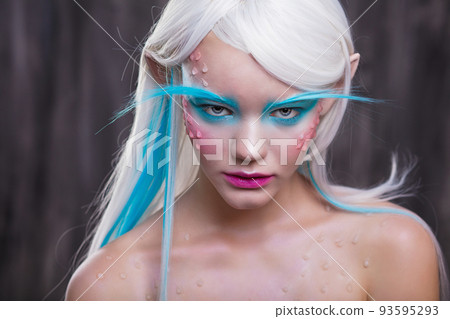 Portrait of a young girl 93595293