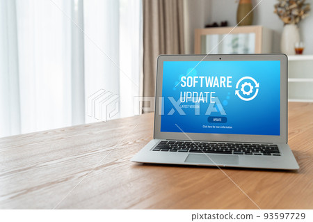 Software update on computer for modish version of device software 93597729