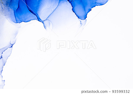 Marble ink abstract art from exquisite original painting for abstract background 93599332