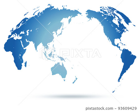 World map (dot) 93609429