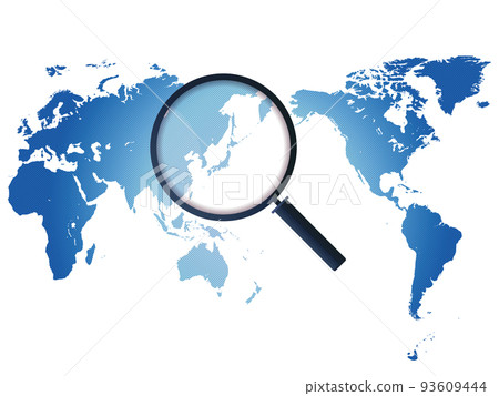 World map (dot) 93609444