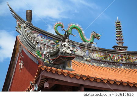 台南夫子廟，屋頂裝飾 93615636