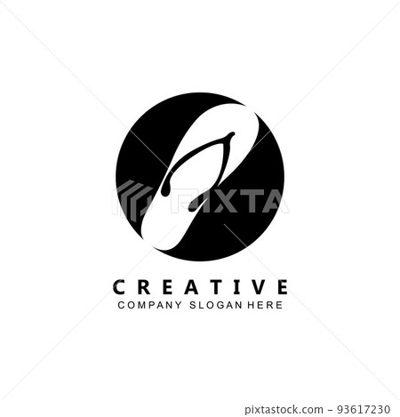 flip-flops logo vector symbol icon used on the feet 93617230