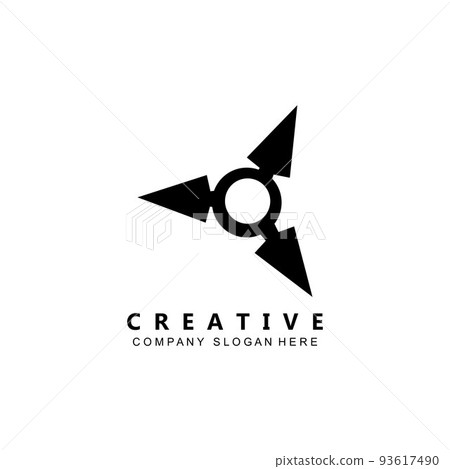 kung fu samurai fighting tools logo template vector icon 93617490
