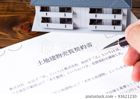 land and building sales contract 93621230