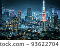 Night view of Tokyo 93622704