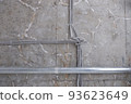 wiring on the ceiling for connecting electricity 93623649