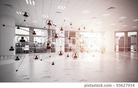 Networking and wireless connection as concept for effective modern business Networking and wireless connection as concept for effective modern business 93627934