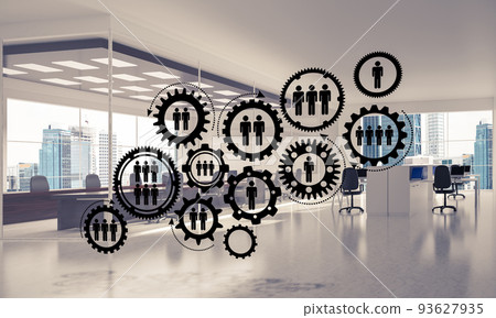 Networking and wireless connection as concept for effective modern business Networking and wireless connection as concept for effective modern business 93627935