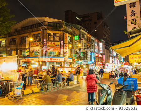 Taipei Ningxia Night Market *partially soft focus Taipei Ningxia Night Market *partially soft focus 93628632
