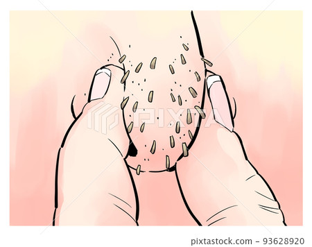 put out the nose plug with your finger 93628920