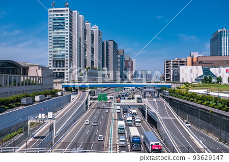 “東京都政府”高速公路海灣線·交通圖像 “東京都政府”高速公路海灣線·交通圖像 93629147