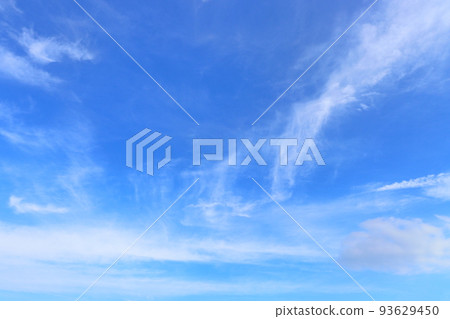 Blue sky, clouds, sky only Blue sky, clouds, sky only 93629450