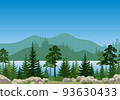 Seamless Mountain Landscape 93630433