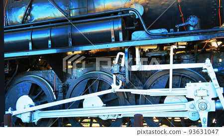 Scenery of 1D heated tender locomotive at Aokicho Park General Playground in Kawaguchi City, Saitama Prefecture 93631047