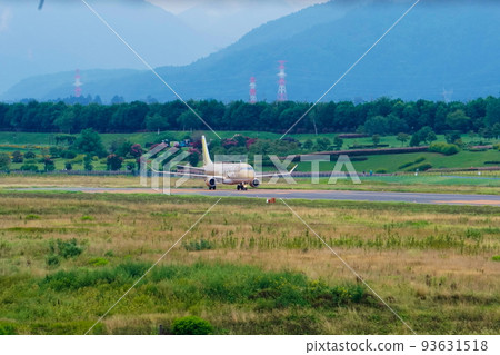 Matsumoto Airport Airplane landed Matsumoto Airport Airplane landed 93631518