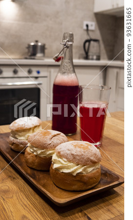 Sweden. A sweet national delicacy known as the semla, semlor in plural Sweden. A sweet national delicacy known as the semla, semlor in plural 93631665