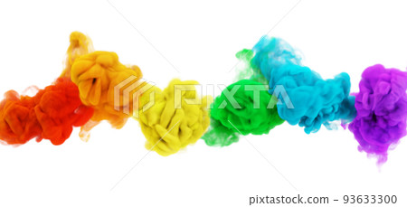 rainbow color puffs of magic fog or smoke rainbow color puffs of magic fog or smoke 93633300