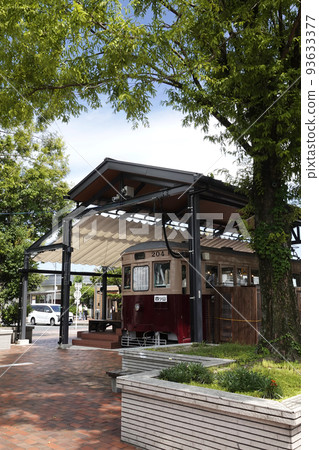 Omuta Station West Exit Streetcar No. 204 Cafe 93633377