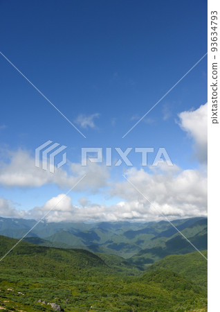 從栃木縣那須山小道看會津地區 從栃木縣那須山小道看會津地區 93634793