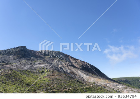 從栃木縣那須山小道看茶臼山 從栃木縣那須山小道看茶臼山 93634794