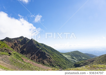 Scenery of Nasu mountain trail in Tochigi prefecture Scenery of Nasu mountain trail in Tochigi prefecture 93634797