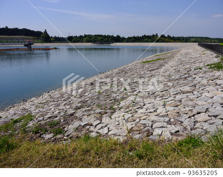 Togane Dam and Lake Tokigane Togane Dam and Lake Tokigane 93635205