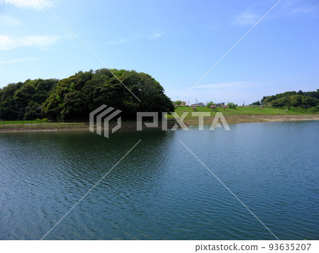 Togane Dam and Lake Tokigane Togane Dam and Lake Tokigane 93635207