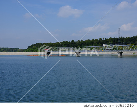 Togane Dam and Lake Tokigane Togane Dam and Lake Tokigane 93635210