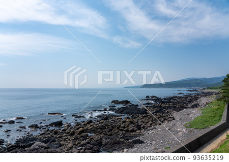 室戶市的海岸線形象 室戶市的海岸線形象 93635219