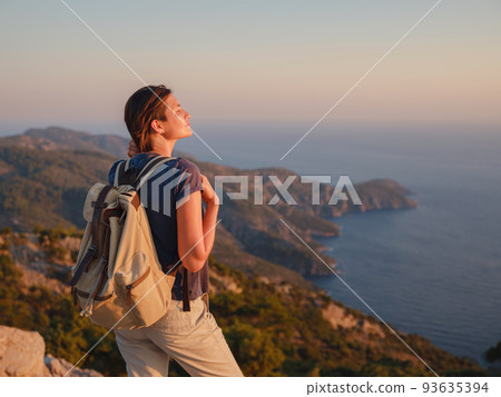 Travel to Turkey, viewpoint over Dalyan Travel to Turkey, viewpoint over Dalyan 93635394