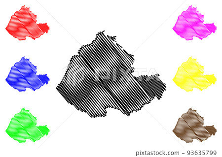 Miaoli County (Administrative divisions of Taiwan, Republic of China, ROC, Counties) map vector illustration, scribble sketch Miaoli map Miaoli County (Administrative divisions of Taiwan, Republic of China, ROC, Counties) map vector illustration, scribble sketch Miaoli map 93635799