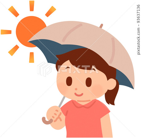 Woman with a parasol 93637136