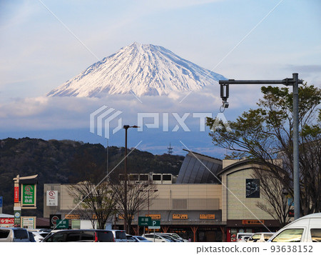 Mt. Fuji seen from Fujikawa SA 93638152
