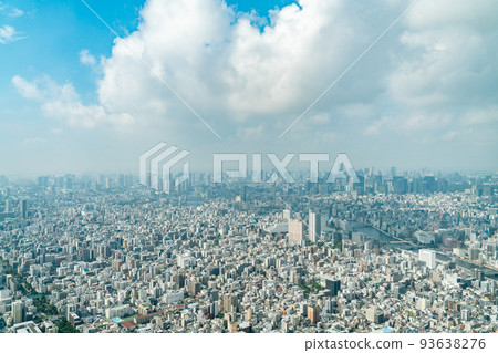 [東京]仲夏陽光大都市（8月） 93638276