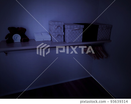 Image of a dark storage space Image of a dark storage space 93639314