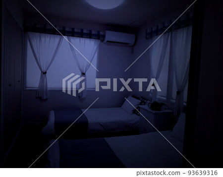 黑暗臥室的形象 93639316