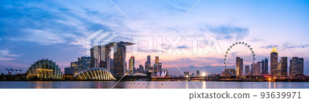 新加坡城市黃昏 新加坡城市黃昏 93639971